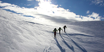 Ski de randonnée dans la vallée de Chamonix